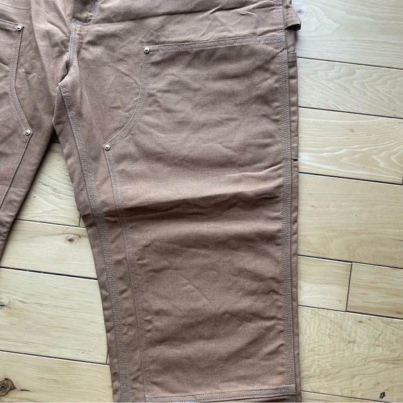 NWOT Carhartt Carpenter Pants B01 BRN Loose Original Fit Duck Double Knee 42x30 - Picture 3 of 12